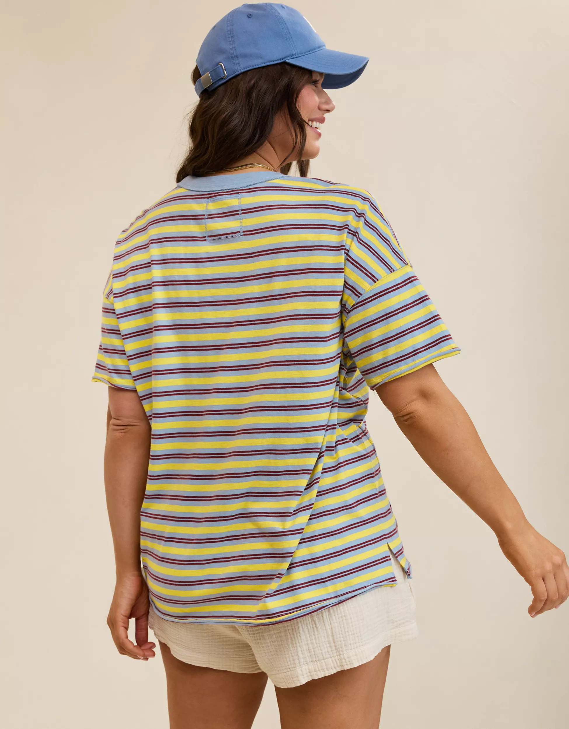 Aerie Oversized Crew Boyfriend T-Shirt | Aerie