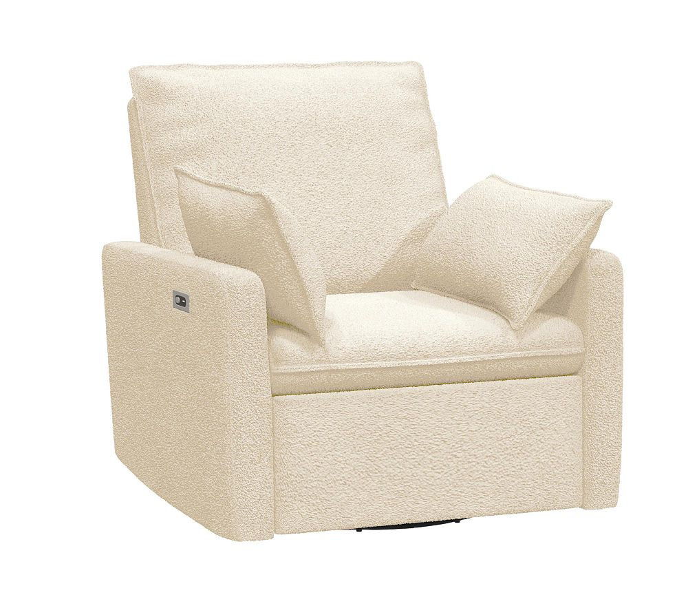 Paxton Pillow Swivel Glider Recliner | Pottery Barn Kids