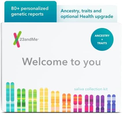 23andMe Ancestry + Traits Service: Personal Genetic DNA Test with 2000+ Geographic Regions, Family T | Amazon (US)