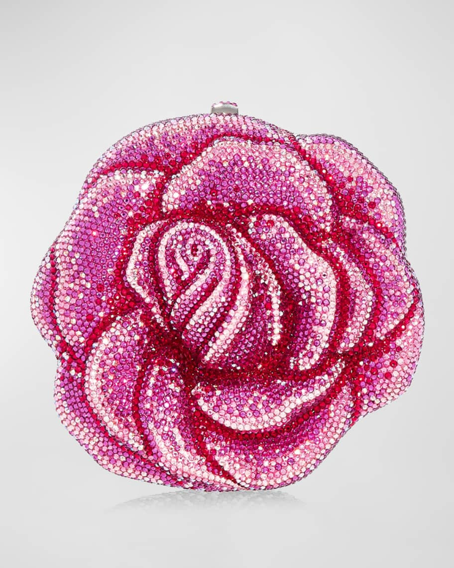 Judith Leiber Couture Rose Josephine Crystal Clutch Bag | Neiman Marcus