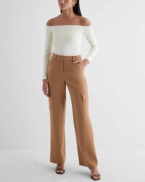 Super High Waisted Cargo Trouser Pant | Express