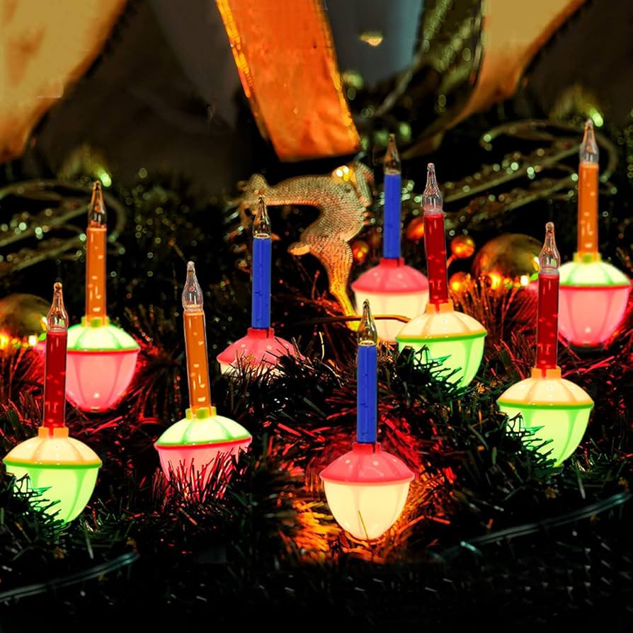 SUNSGNE Christmas Bubble Lights, 8.8Ft Vintage Bubble Lights with 10 Multicolor Bubble Bulbs(1 Sp... | Amazon (US)