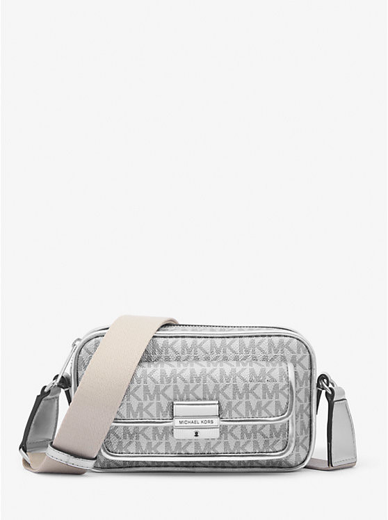 Bradshaw Extra-Small Metallic Signature Logo Camera Crossbody | Michael Kors US