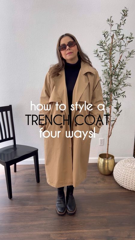 how to style a trench coat four ways, classic long trench, Abecrombie trench

#LTKFind #LTKstyletip #LTKSeasonal