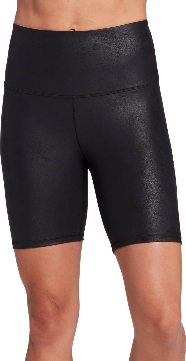 CALIA Women's Sculpt Faux Leather Bike Shorts | Dick's Sporting Goods | Dick's Sporting Goods