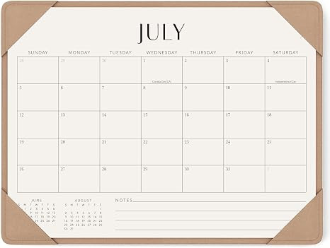 Jotsome Desk Calendar 2026-2027 with Protective Mat 14"x10.5" | Desk Pad Calendar From July 2026 ... | Amazon (US)
