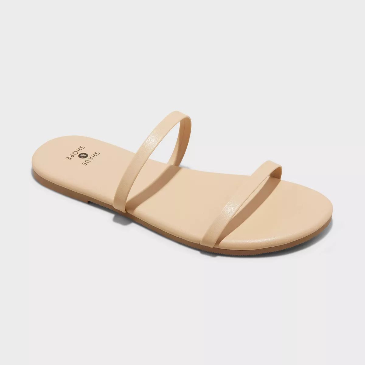 Women's Indi Slide Sandals - Shade & Shore™ Tan 8 | Target
