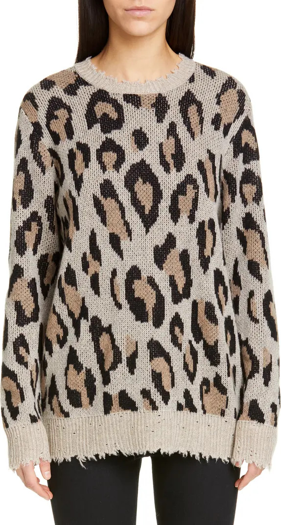 R13 Leopard Cashmere Sweater | Nordstrom | Nordstrom