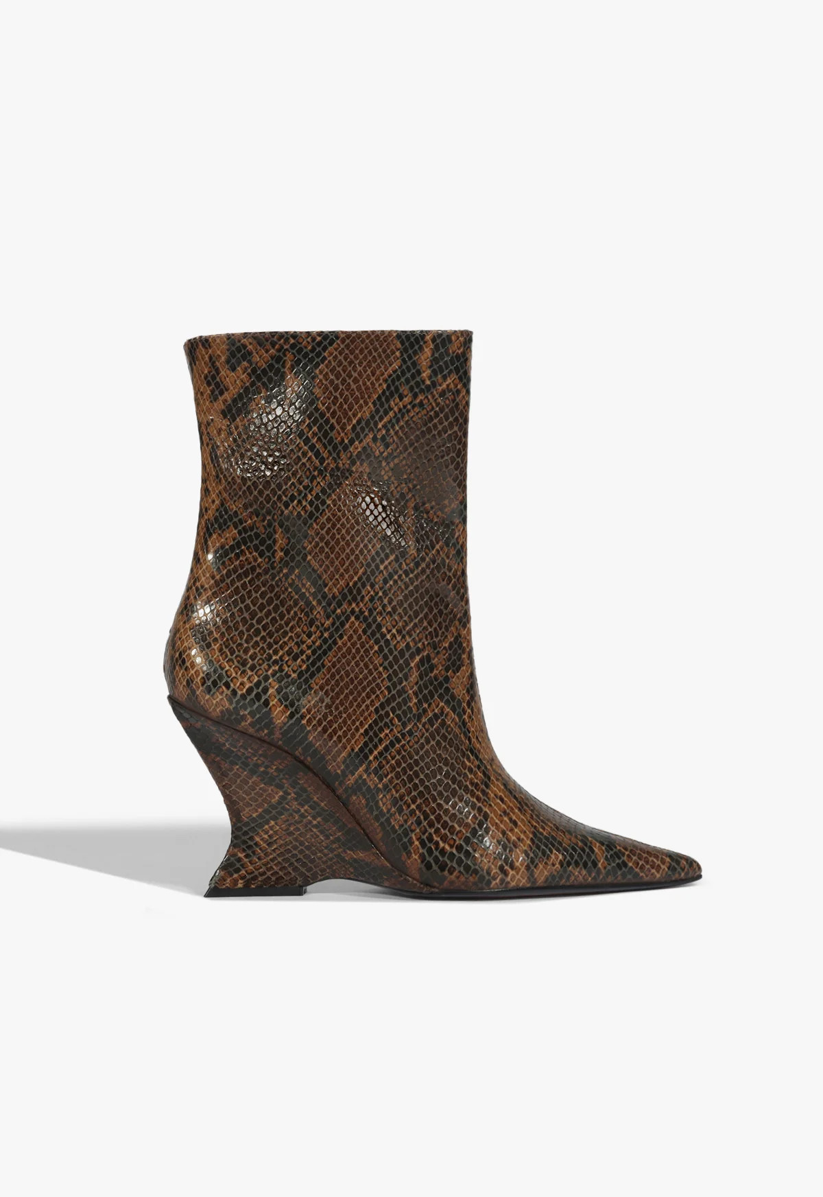 Brown Snake Bootie Siena | SCHUTZ | Schutz (US)