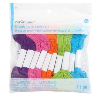 Bright Floss Friendship Bracelet Kit by Creatology™ in Brights | Michaels® | Michaels Stores