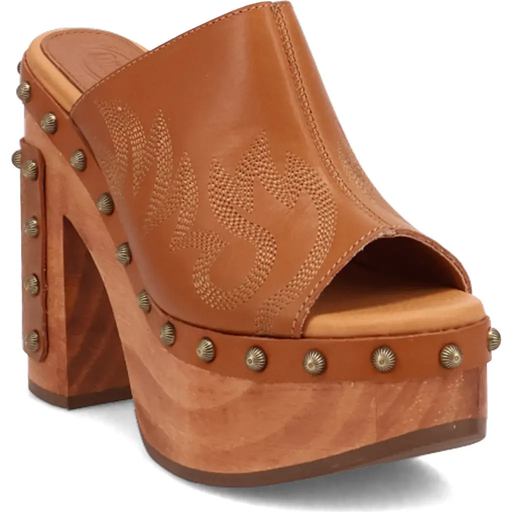 Dingo Free Spirit Platform Slide Sandal in Tan at Nordstrom, Size 10 | Nordstrom