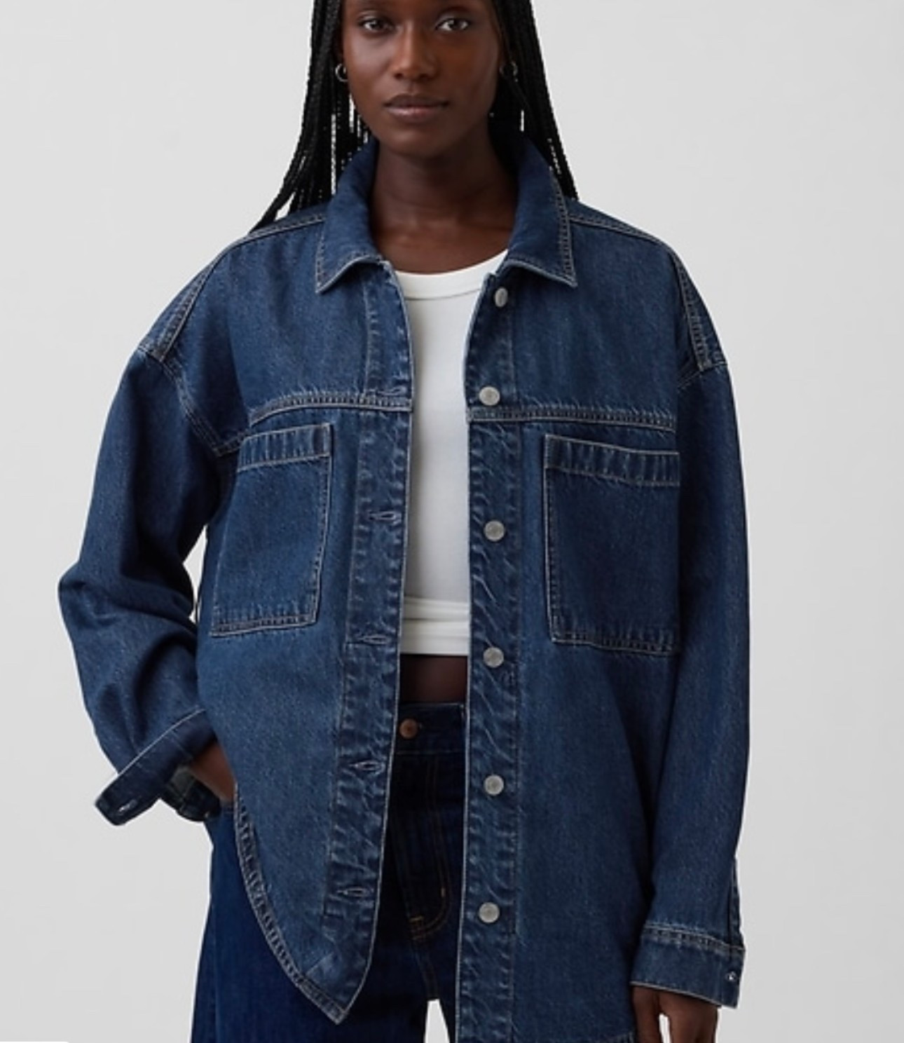 Gap Denim Shacket - this one is so cute and comfy and on sale right now. Comes in regular and petites 

#LTKFindsUnder100
