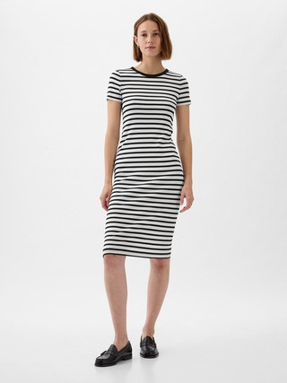 Modern Rib Midi T-Shirt Dress | Gap (US)