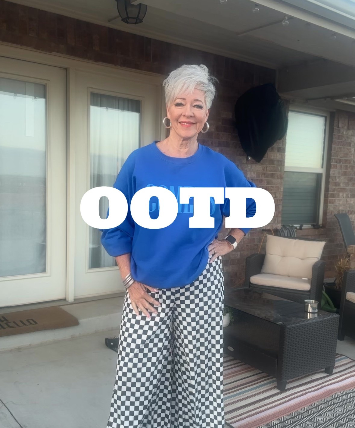 I love a good pair of
Checkered pants💙 you can wear them with every colorain

#LTKMidsize #LTKOver40 #LTKFindsUnder50