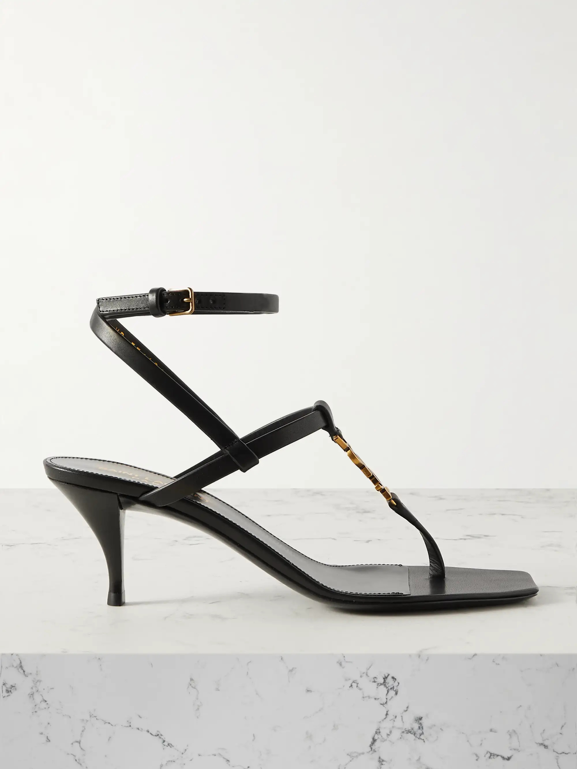 Cassandra embellished leather sandals | NET-A-PORTER (US)
