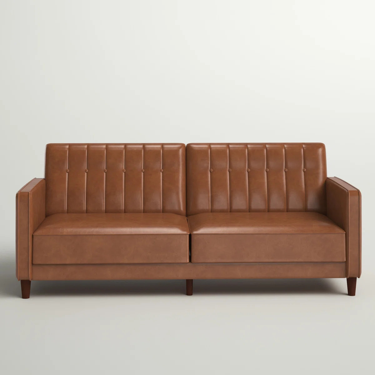 Seylow 81.5'' Faux Leather Convertible Sofa | Wayfair North America
