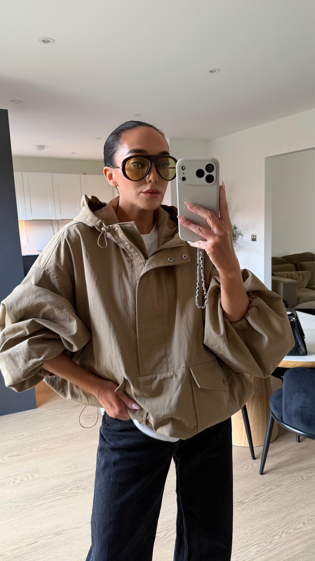 A simple but practical outfit of the day in this amazing parka and wardrobe basics 

Oversized funnel neck jeans styling fashion stylist fashion tips ootd 

#LTKuk #LTKstyletip #LTKjeans