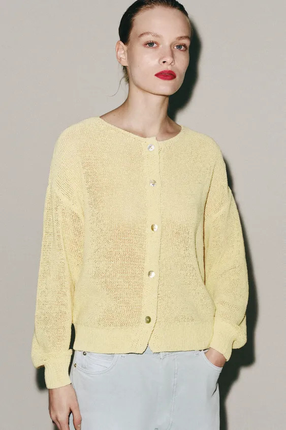 RUSTIC KNIT CARDIGAN | Zara UK