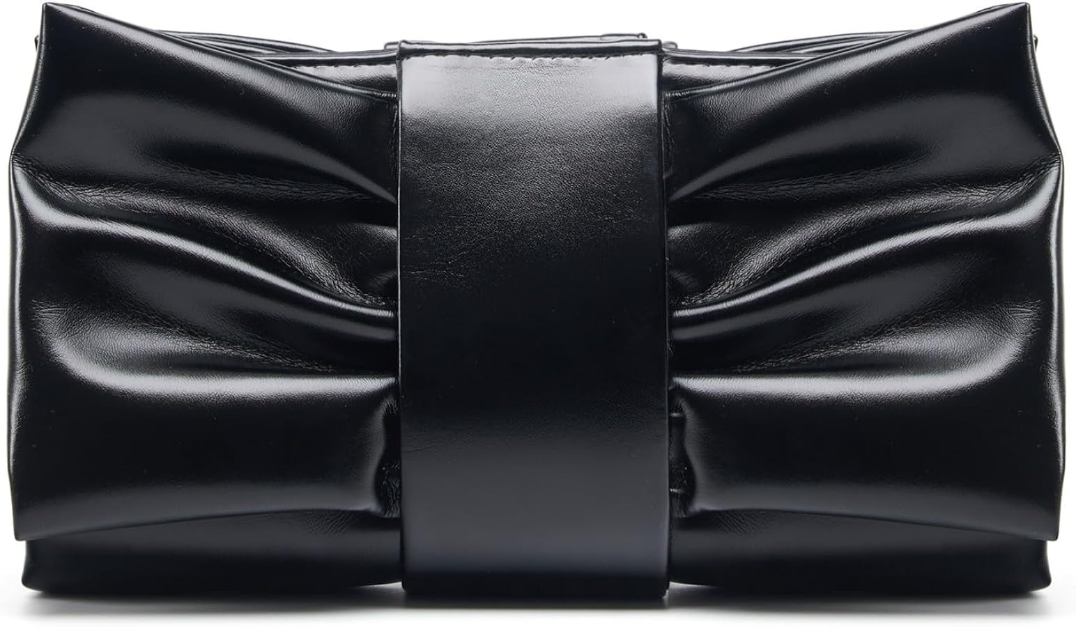 Elegant Bow Clutch Purse for Women Soft Pleated PU Evening Bag with Detachable Chain for Prom Par... | Amazon (US)
