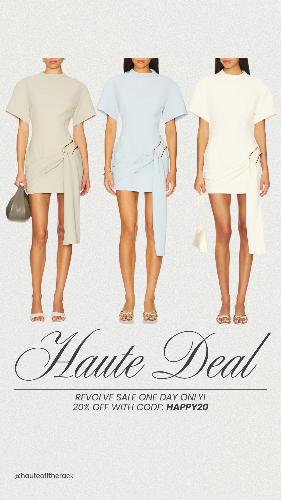 HAUTE DEAL: one day ONLY on revolve take 20% OFF with code: HAPPY20

This martini mini dress comes in multiple colors and is a best seller!

#revolve #revolvesale #cocktaildress #weddingguest #weddingguestdresses #springdress

#LTKSeasonal #LTKWedding #LTKSaleAlert