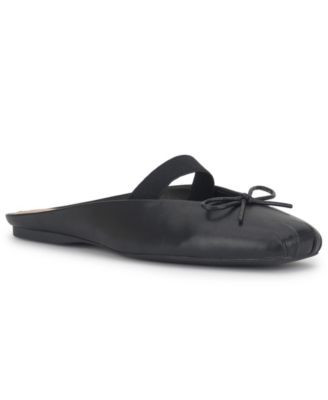 I.n.c. International Concepts Women's Rynna Slip-On Flat Mules, Macy's Exclusive - Silver | Macy's