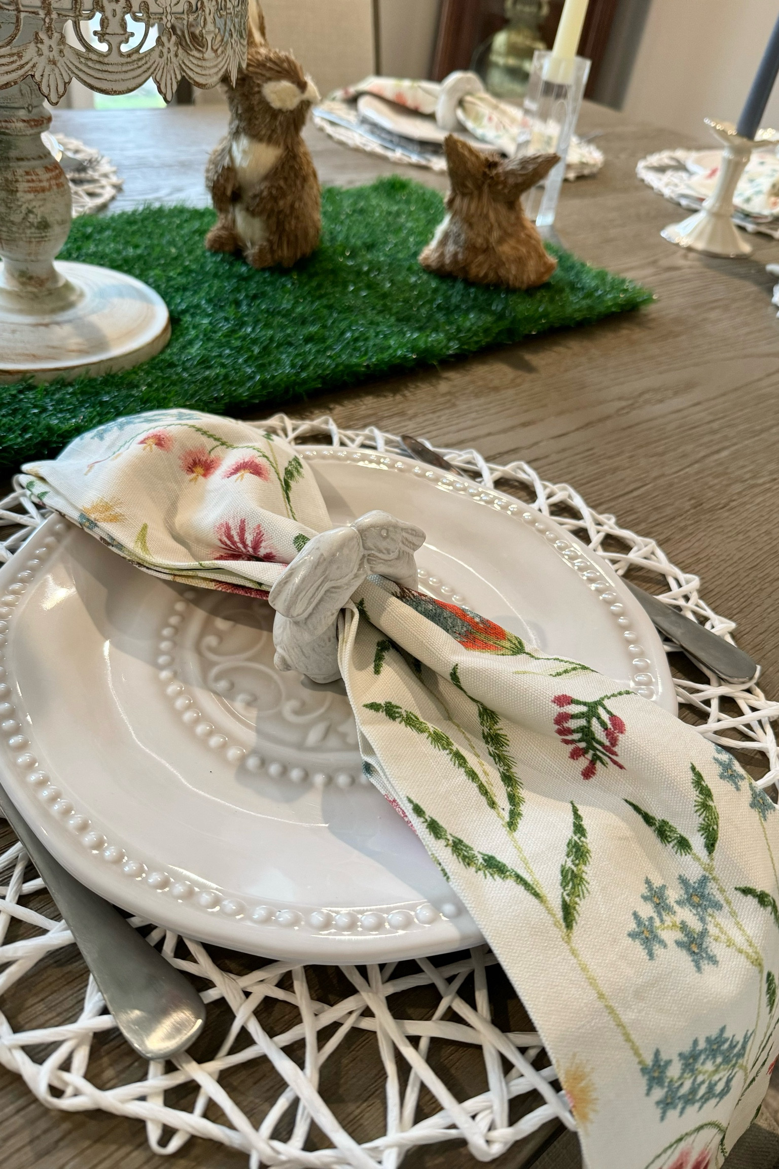 Pottery Barn dining room, spring tablescape, Easter table, Easter table setting, Easter tablescape, easter home decor, Easter home decorations, spring napkins, spring napkin rings, Easter napkins, Easter napkin rings, faux grass table runner 

Follow my shop @heather_gal on the @shop.LTK app to shop this post and get my exclusive app-only content!

#liketkit #LTKSeasonal #LTKstyletip #LTKhome
@shop.ltk
https://liketk.it/4BUlA