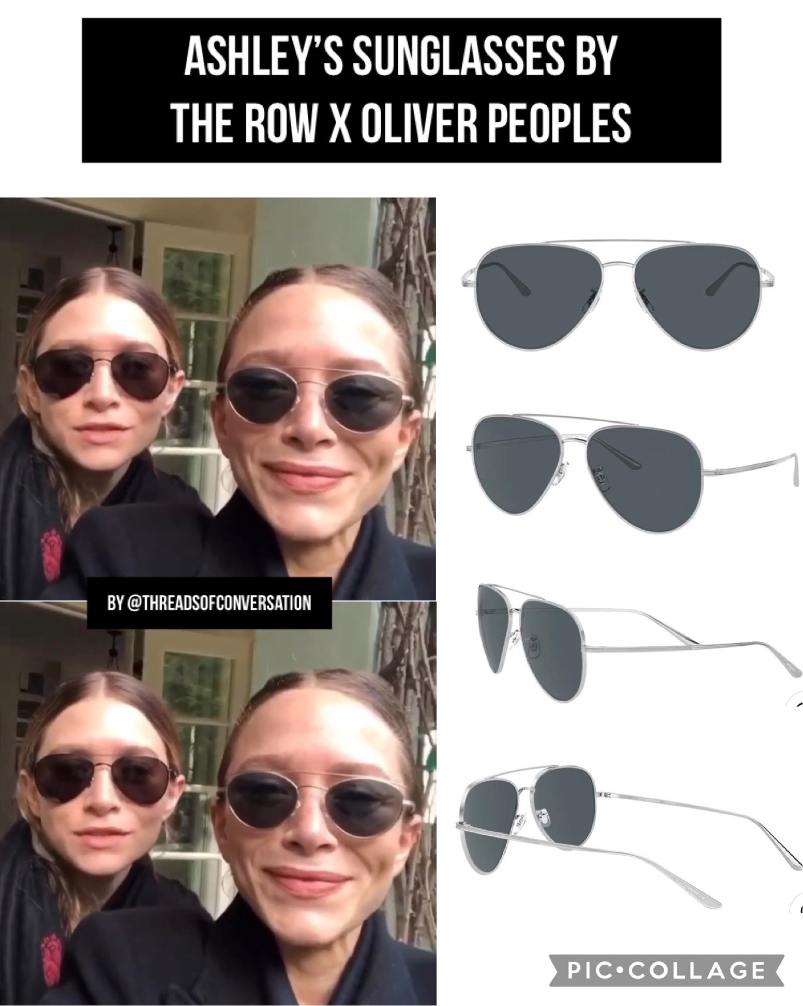 Couldn’t forget Ashley’s sunglasses either! Linking three different color ways in my bio of her sunglasses, which are also marked down $503.00 to $159.99. 

#LTKsalealert #LTKstyletip