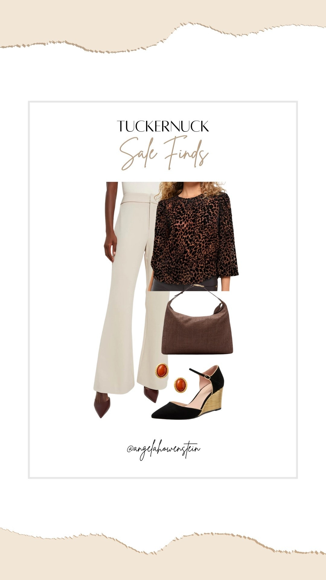 Leopard but make it chic. Loving this Tuckernuck sale find paired with cream trousers + wedges for that effortless fall outfit that works day to night.

#tuckernuck #ltkfall #ltkstyle #fallfashion #salealert #ltkfinds



#LTKStyleTip #LTKSaleAlert #LTKOver40