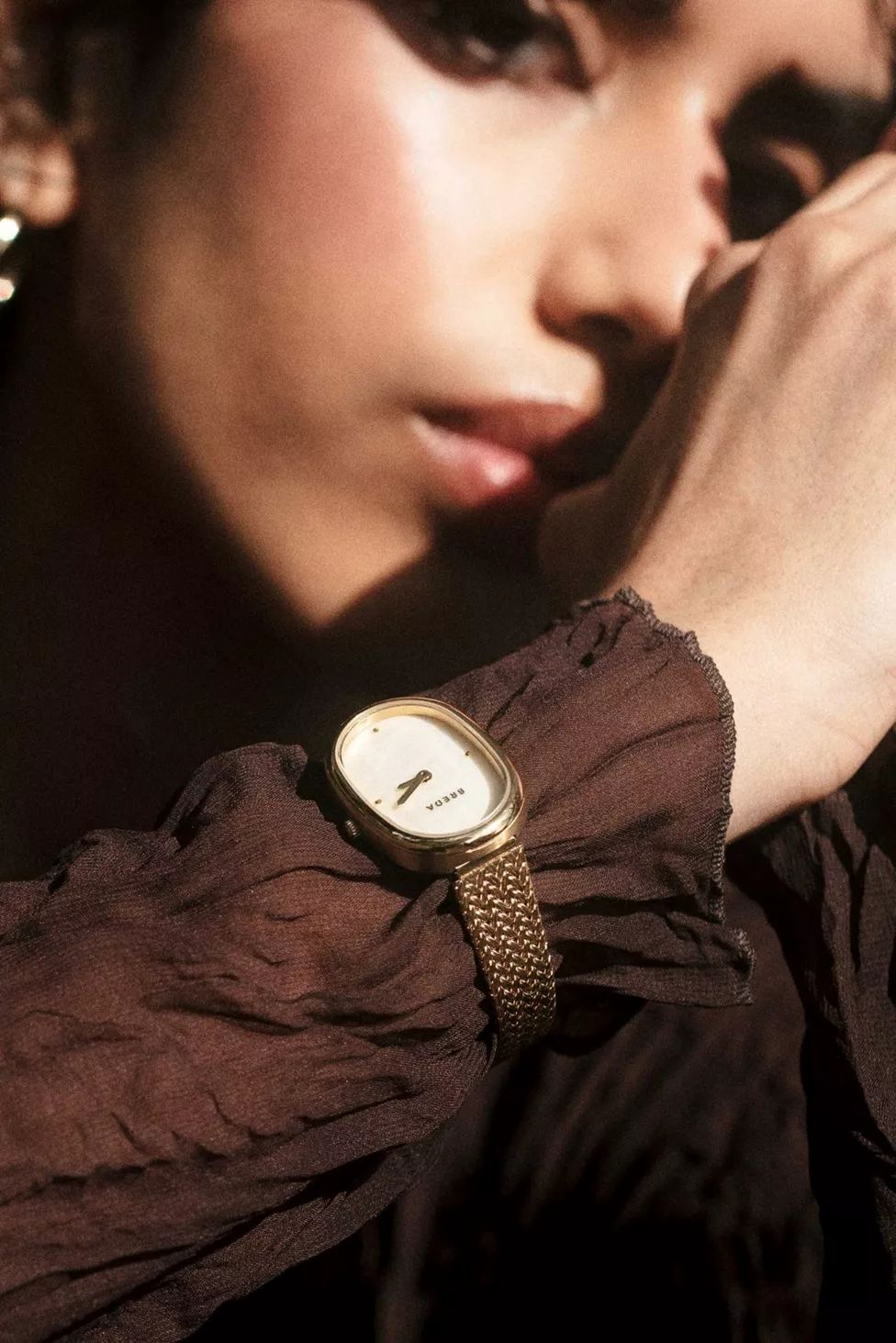 BREDA Jane Tethered Mesh Bracelet Analog Quartz Watch | Urban Outfitters (US and RoW)