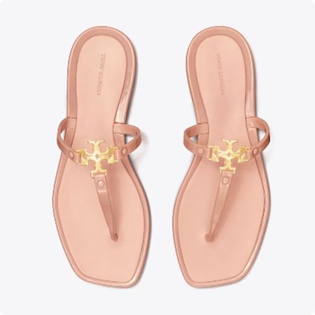 My Tory Burch Jelly Sandals are heading into another year! Year 4 or 5! I grab them all.the.time! From leggings to a sundress they’re perfect! 

This new Pink-ish Neutral is stunning!!!!

Tory Burch Roxanne Jelly Sandal. Spring Outfit. Swim. Travel. Summer. Shoes  


#LTKstyletip #LTKSeasonal #LTKshoecrush