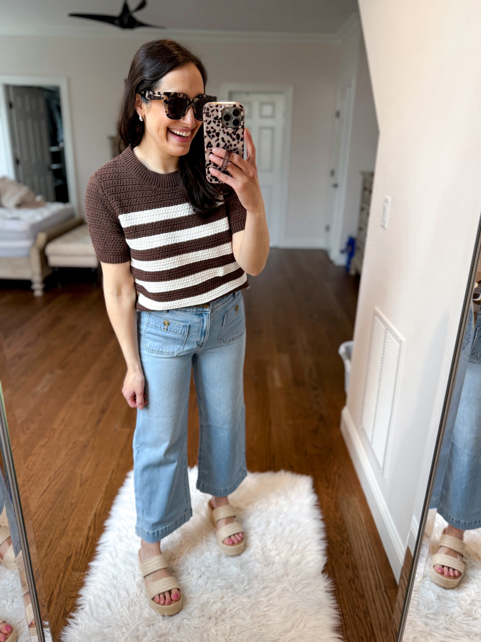 Loft 50% off & free shipping
Sweater: small
Jeans: 26 petite


#LTKWorkwear #LTKStyleTip #LTKSaleAlert