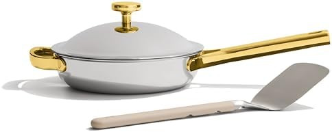 Our Place Titanium Mini Always Pan Pro - 8.5” (1.48 Qt) No-Coating Nonstick Skillet | Tri-Ply T... | Amazon (US)