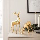 Metal Reindeer Objects - Brass | West Elm (US)