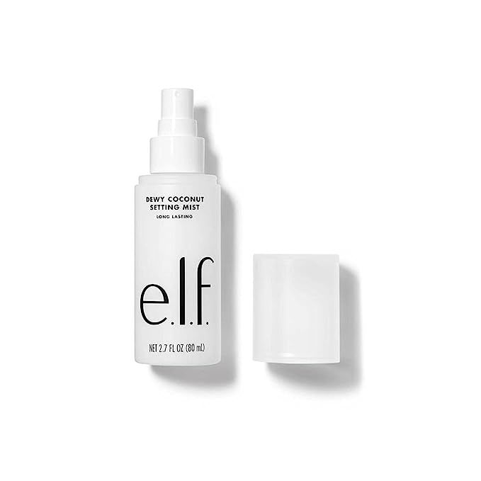 e.l.f. Dewy Coconut Setting Mist, Makeup Setting Spray, Hydrates & Conditions Skin, 2.7 Fl Oz (80... | Amazon (US)