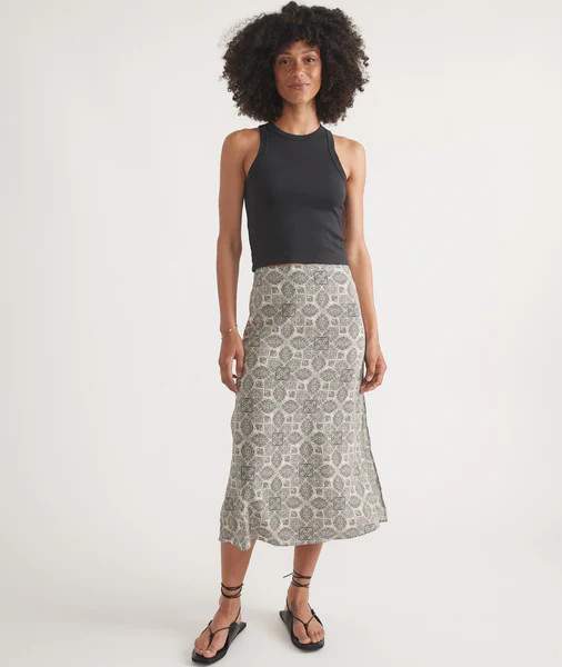 Ryan Slip Midi Skirt | Marine Layer