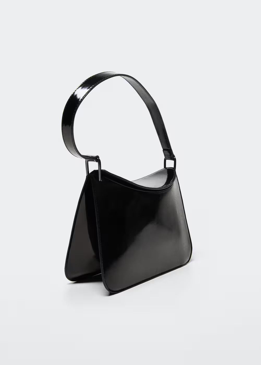 Patent leather shoulder bag -  Women | Mango USA | MANGO (US)