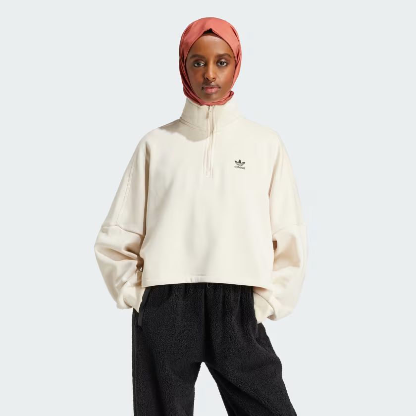 Essentials 1/2 Zip Fleece Sweatshirt | adidas (US)