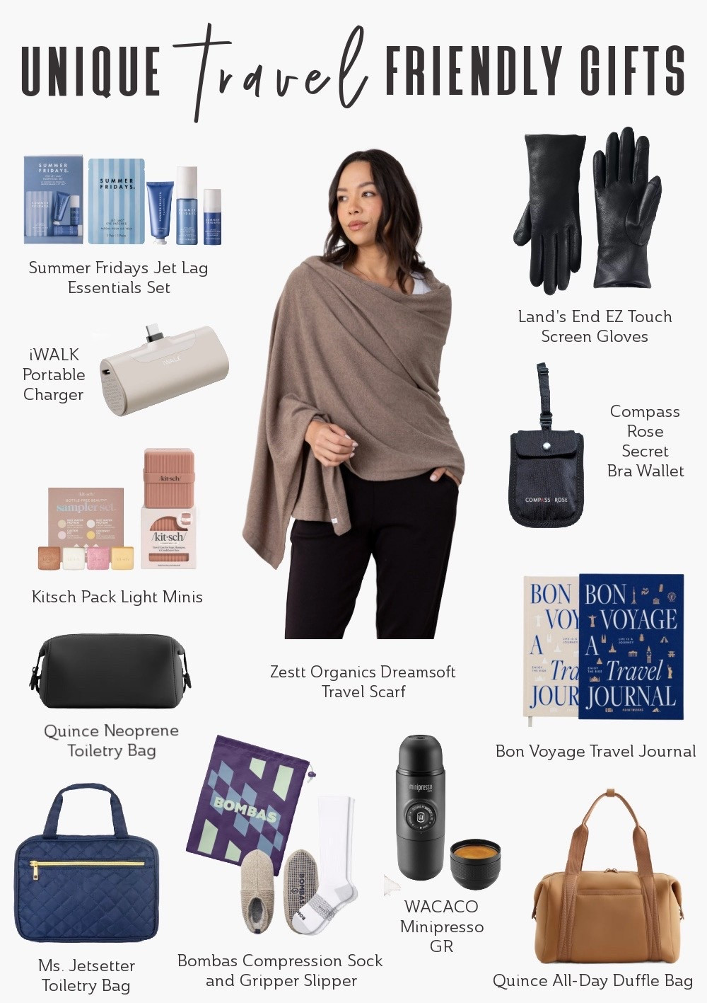 Can you believe the holidays are almost here? So many TFGers have reached out asking for inspiration for unique travel-friendly gifts this season, so of course, we’re thrilled to do the shopping for you!

To help you cross off names on your list, we’ve rounded up a few thoughtful travel gifts that are both fun and practical. 

Fair warning: you may end up adding a few to your wishlist, too!

Travel Gift Ideas, Unique Travel Gifts, Travel Must Haves, Travel Gifts, Gifts for Travelers, Travel Gifts Ideas for Women, Gift Guide 2025, Wanderlust Gifts

#LTKTravel #LTKGiftGuide