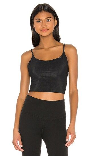 Belle Cami Crop in Black Rib | Revolve Clothing (Global)