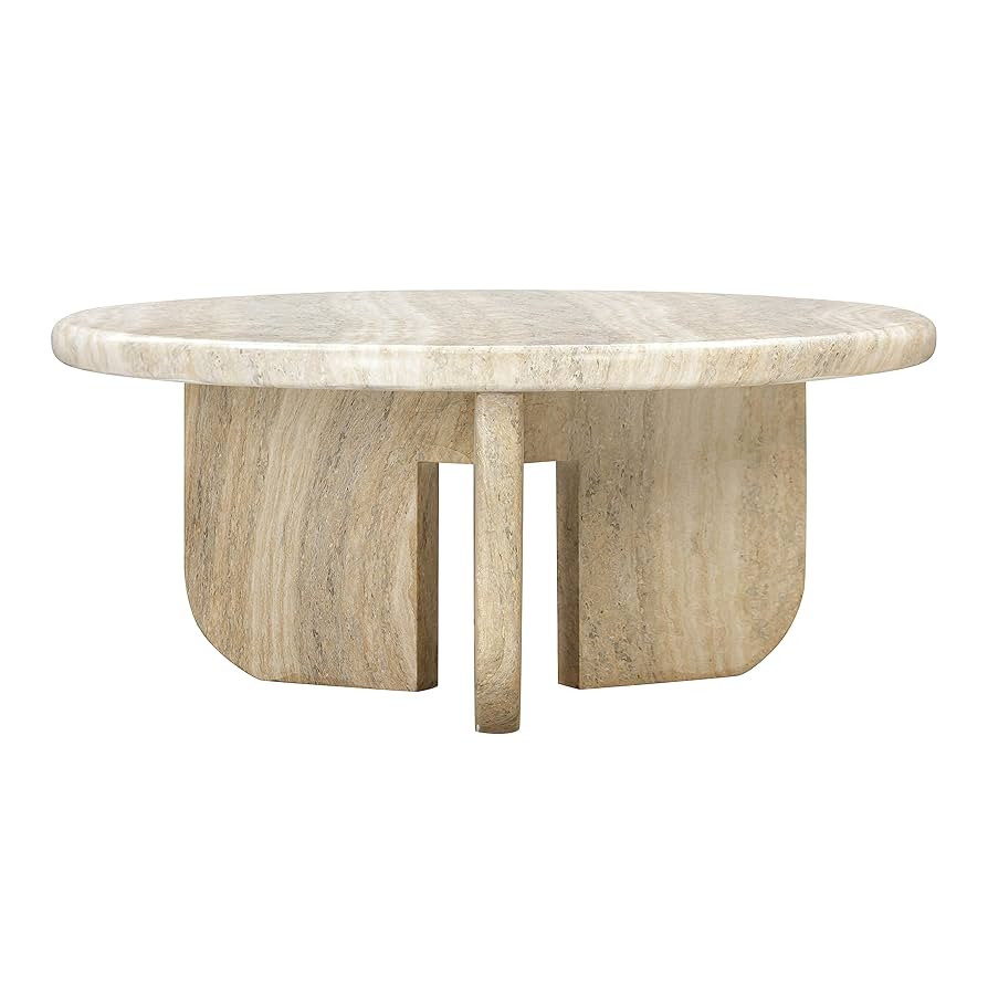 Tov Furniture Patrizia Concrete Round Coffee Table | Amazon (US)