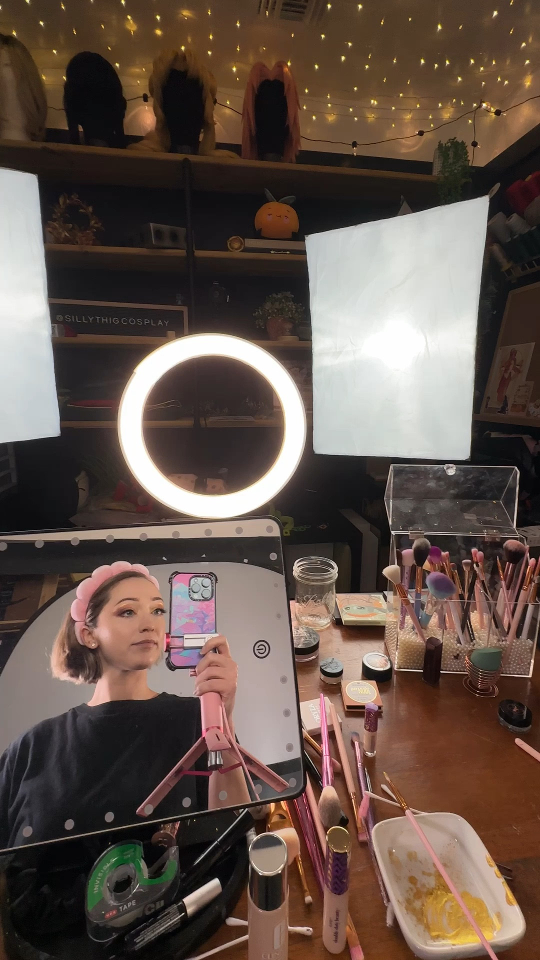 Youtube Filmiy Setup, backdrop from B&H Photo