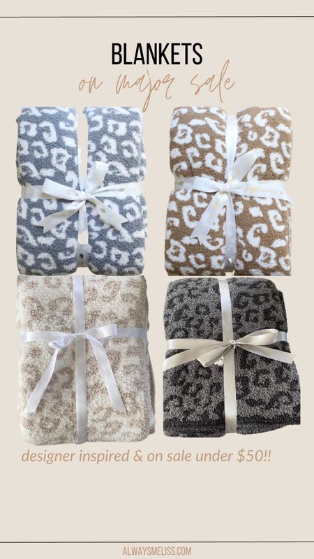 The styled collection leopard buttery blankets are on major sale!!! 

Leopard blanket
Home decor
Housewarming gift 

#LTKunder100 #LTKsalealert #LTKhome