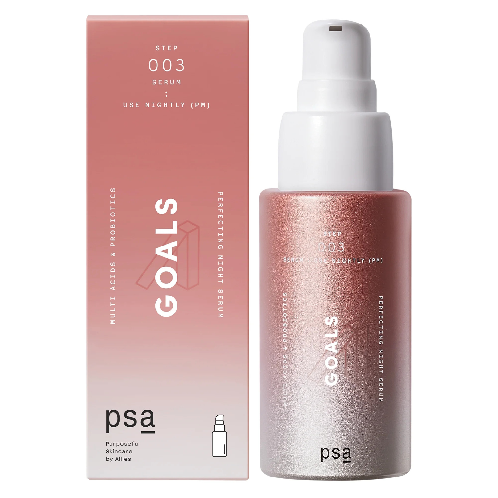 PSA Goals Multi Acids & Probiotics Perfecting Night Serum | Walmart (US)