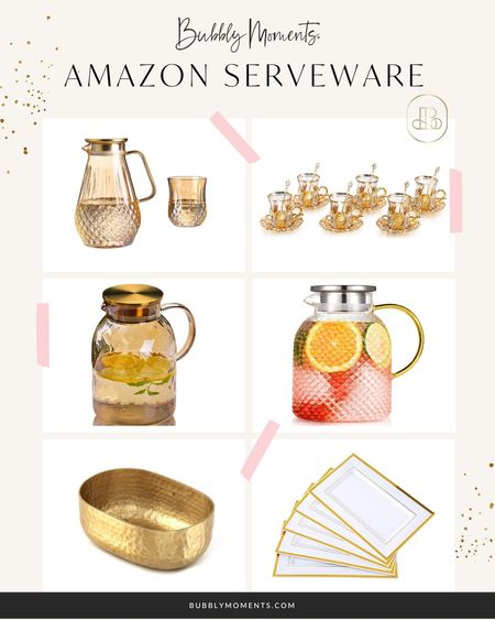 Elevate your dining experience with these stunning Amazon serveware pieces! From elegant pitchers to stylish drinkware and luxurious trays, these items are perfect for any occasion. Swipe up to shop these must-have serveware essentials and impress your guests with every pour! 🍹✨ #LTKhome #AmazonFinds #Serveware #DiningDecor #HomeEntertaining #AmazonHome #KitchenInspo #LTKSeasonal #TableSettings #HostessWithTheMostess #DinnerParty #ElegantDining #HomeEssentials #ServeInStyle #HomeStyling #LTKsale #DiningRoomDecor #LTKfinds #TableDecor

#LTKhome #LTKstyletip #LTKfamily