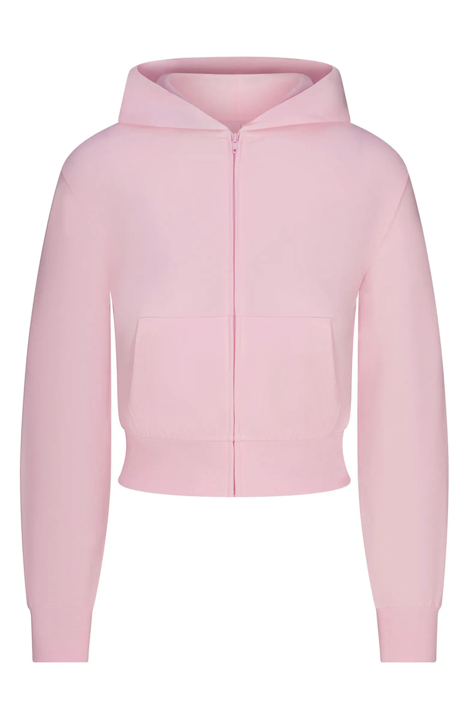 Cotton Jersey Zip-Up Hoodie | Nordstrom
