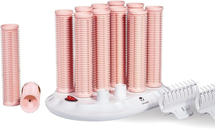 CALISTA Ion Hot Rollers for Long Hair | Hair Roller Clips Included | Heats to 230\u00b0F | Dual V... | Amazon (US)