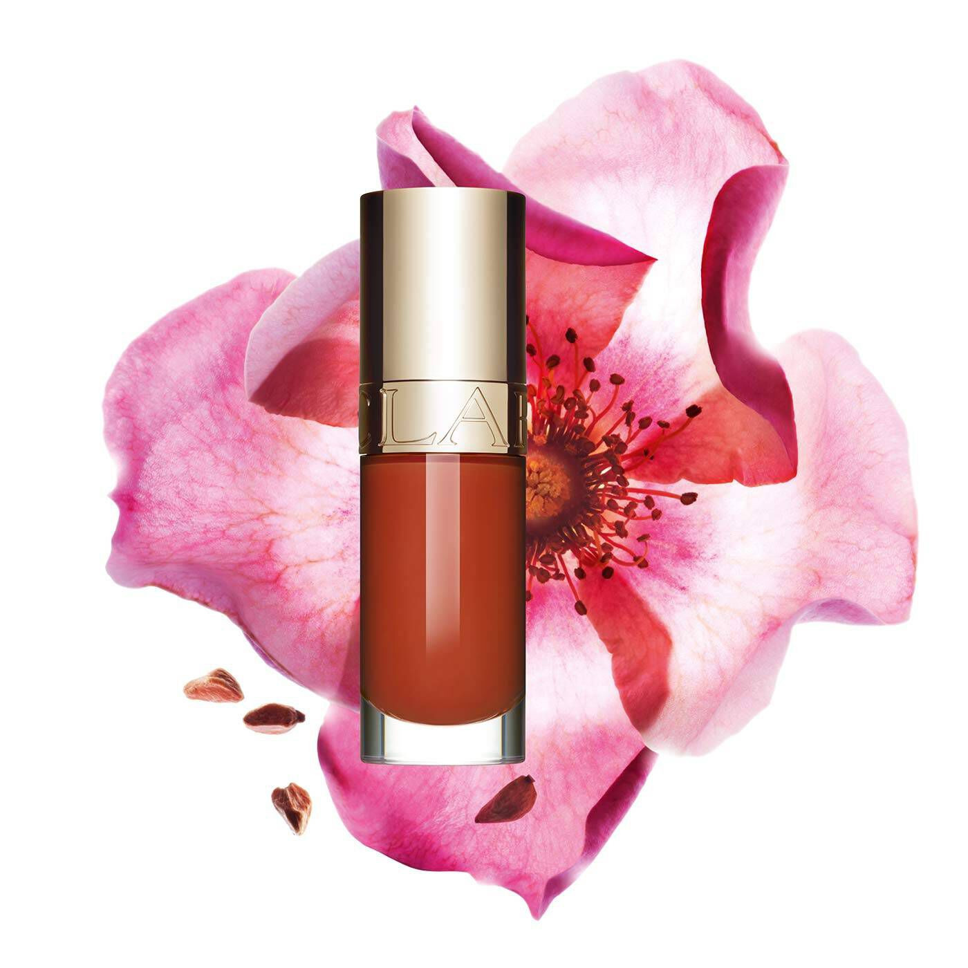 Clarins Lip Comfort Oil - Canyon Kiss Collection 0.2 Oz. - 28 rosy grace | Clarins USA