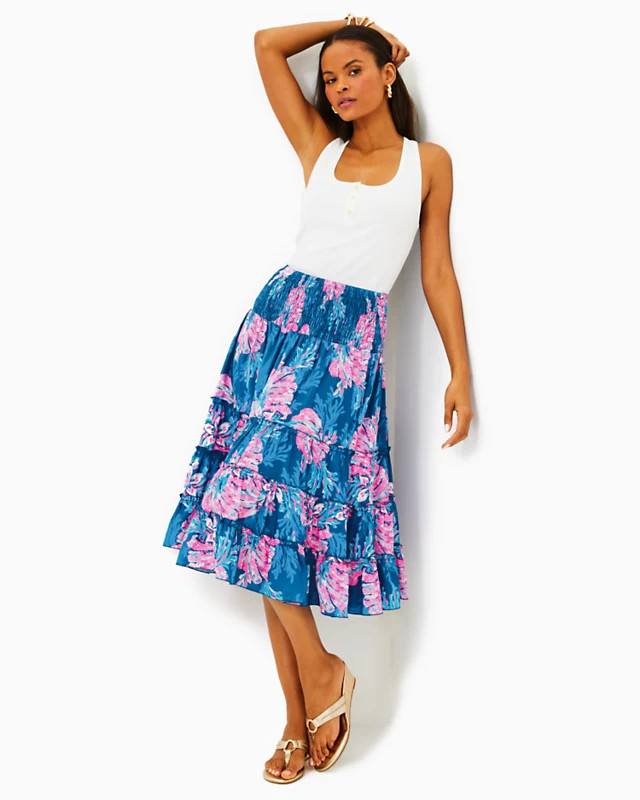 Deavan Midi Skirt | Lilly Pulitzer | Lilly Pulitzer