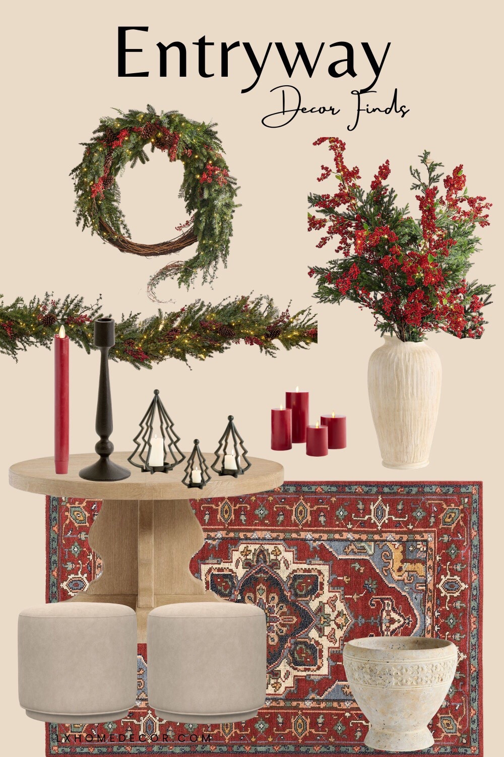 ✨ Holiday entryway magic ✨
From simple seasonal touches to a full festive refresh, these entryway finds make every space feel warm, welcoming. Perfect for setting the tone the moment guests walk in. 


christmas decor | christmas decorations | front porch christmas decor | christmas | designer inspired home | holiday decor | holiday decorating | home finds | holiday home finds | Entryway Decor | 

 

Follow my LTK @lxhomedecor on the @shop.LTK app to view this post and get my exclusive app-only content!

#liketkit #LTKSeasonal #LTKHome #LTKSaleAlert


#LTKHoliday #LTKCyberWeek #LTKGiftGuide
