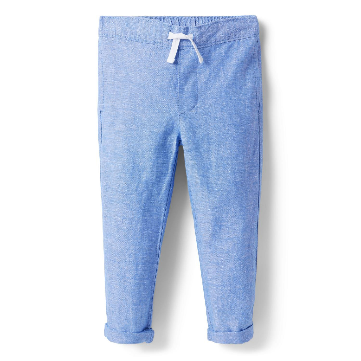 Linen-Cotton Pull-On Pant | Janie and Jack